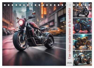 Picture of Une vision audacieuse de la mobilité (Calendrier de bureau 2026 DIN A5 vertical), CALVENDO calendrier mensuel