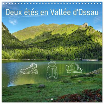 Image de Deux étés en Vallée d'Ossau (Calendrier mural carré 2026 30x30 cm) Calendrier double avec une page pour vos prises de notes