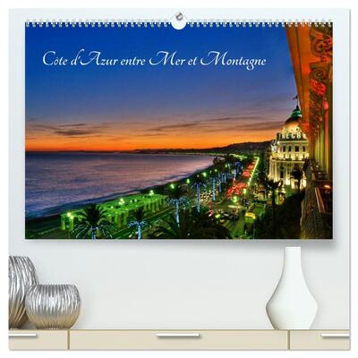Picture of Côte d'Azur entre Mer et Montagne  (Calendrier mural 2026 DIN A2 vertical) calendrier de bureau