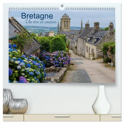 Picture of Bretagne Un rêve en couleurs  (Calendrier mural 2026 DIN A2 vertical) calendrier de bureau