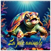 Image de La joie animale (Calendrier mural carré 2026 30x30 cm) Calendrier double avec une page pour vos prises de notes
