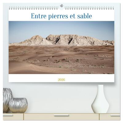 Picture of Entre pierres et sable  (Calendrier mural 2026 DIN A2 vertical) calendrier de bureau