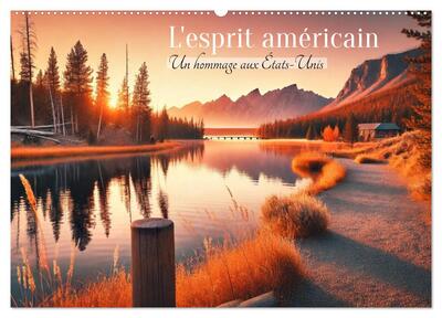 Image de L'esprit américain - Un hommage aux États-Unis. (Calendrier mural 2026 DIN A2 vertical), CALVENDO calendrier mensuel