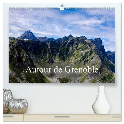 Picture of Autour de Grenoble  (Calendrier mural 2026 DIN A2 vertical) calendrier de bureau