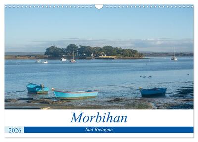 Picture of Morbihan, Sud Bretagne (Calendrier mural 2026 DIN A3 vertical), CALVENDO calendrier mensuel