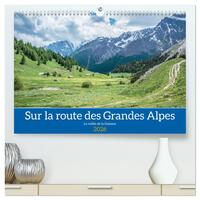 Picture of Sur la route des Grandes Alpes, la vallée de la Guisane  (Calendrier mural 2026 DIN A2 vertical) calendrier de bureau