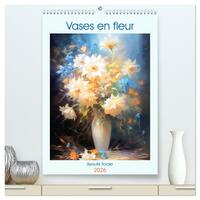 Picture of Vases en fleur  (Calendrier mural 2026 DIN A2 horizontal) calendrier de bureau