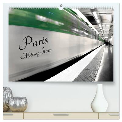 Picture of Paris Métropolitain  (Calendrier mural 2026 DIN A2 vertical) calendrier de bureau