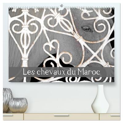 Picture of Les chevaux du Maroc  (Calendrier mural 2026 DIN A2 vertical) calendrier de bureau