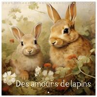 Picture of Des amours de lapins (Calendrier mural carré 2026 30x30 cm) Calendrier double avec une page pour vos prises de notes
