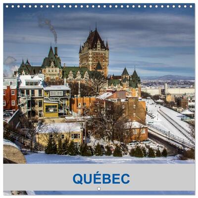 Picture of Québec (Calendrier mural carré 2026 30x30 cm) Calendrier double avec une page pour vos prises de notes