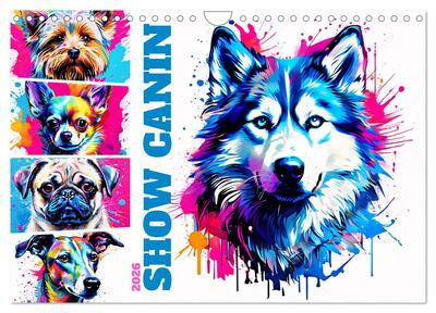 Picture of Show canin (Calendrier mural 2026 DIN A4 vertical), CALVENDO calendrier mensuel