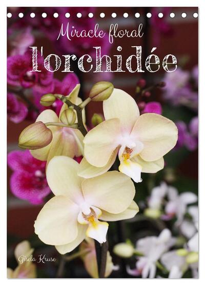 Picture of Miracle floral l'orchidée (Calendrier de bureau 2026 DIN A5 horizontal), CALVENDO calendrier mensuel