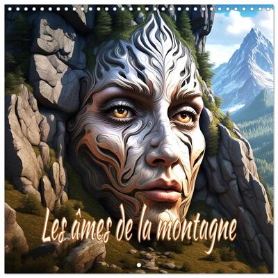 Picture of Les âmes de la montagne (Calendrier mural carré 2026 30x30 cm) Calendrier double avec une page pour vos prises de notes