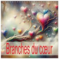 Picture of Branches du coeur (Calendrier mural carré 2026 30x30 cm) Calendrier double avec une page pour vos prises de notes