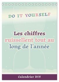 Picture of Les chiffres ruissellent tout au long de l'année (Calendrier de bureau 2026 DIN A5 horizontal), CALVENDO calendrier mensuel