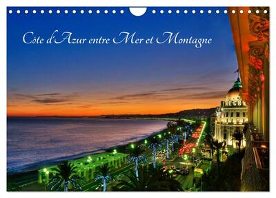 Picture of Côte d'Azur entre Mer et Montagne (Calendrier mural 2026 DIN A4 vertical), CALVENDO calendrier mensuel