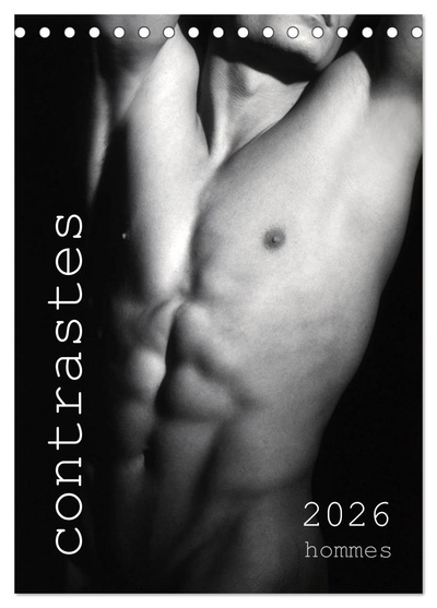 Picture of contrastes hommes (Calendrier de bureau 2026 DIN A5 horizontal), CALVENDO calendrier mensuel