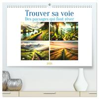 Picture of Trouver sa voie - Des paysages qui font rêver  (Calendrier mural 2026 DIN A2 vertical) calendrier de bureau