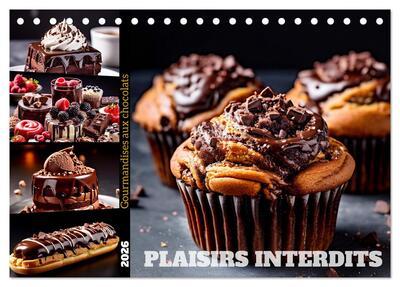 Picture of Plaisirs interdits (Calendrier de bureau 2026 DIN A5 vertical), CALVENDO calendrier mensuel