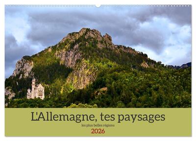 Image de L'Allemagne, tes paysages (Calendrier mural 2026 DIN A2 vertical), CALVENDO calendrier mensuel
