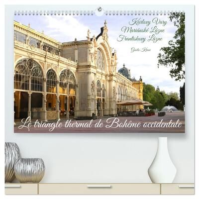 Picture of Le triangle thermal de Bohême occidentale  (Calendrier mural 2026 DIN A2 vertical) calendrier de bureau