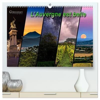 Picture of L'Auvergne est belle  (Calendrier mural 2026 DIN A2 vertical) calendrier de bureau