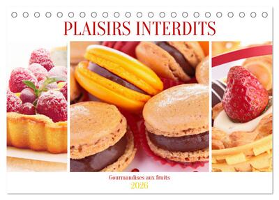 Picture of Plaisirs interdits (Calendrier de bureau 2026 DIN A5 vertical), CALVENDO calendrier mensuel