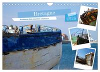 Picture of Bretagne Ambiance d'un cimetière à bateaux (Calendrier mural 2026 DIN A4 vertical), CALVENDO calendrier mensuel
