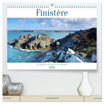 Picture of FINISTERE La pointe du bout du monde  (Calendrier mural 2026 DIN A2 vertical) calendrier de bureau