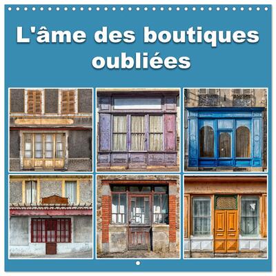 Picture of L'âme des boutiques oubliées (Calendrier mural carré 2026 30x30 cm) Calendrier double avec une page pour vos prises de notes
