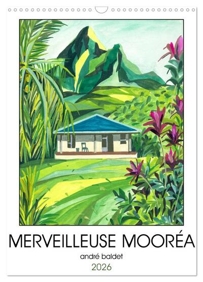 Picture of MERVEILLEUSE MOORÉA (Calendrier mural 2026 DIN A3 horizontal), CALVENDO calendrier mensuel