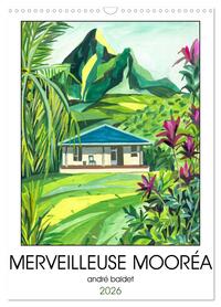 Picture of MERVEILLEUSE MOORÉA (Calendrier mural 2026 DIN A3 horizontal), CALVENDO calendrier mensuel