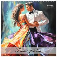 Image de Danse passion (Calendrier mural carré 2026 30x30 cm) Calendrier double avec une page pour vos prises de notes