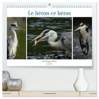 Picture of Le héron ce héros de l'étang Colbert  (Calendrier mural 2026 DIN A2 vertical) calendrier de bureau