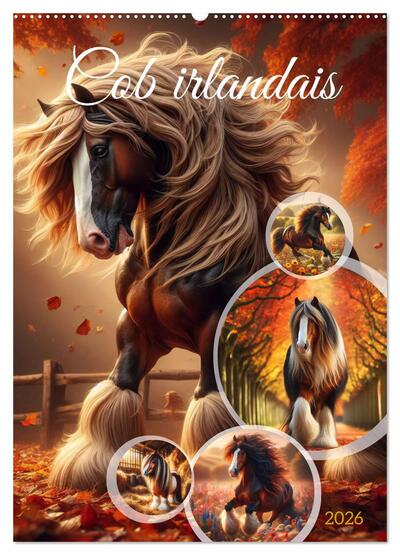 Picture of Cob irlandais (Calendrier mural 2026 DIN A2 horizontal), CALVENDO calendrier mensuel
