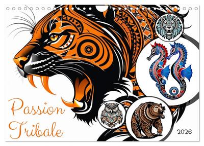 Picture of Passion Tribale (Calendrier mural 2026 DIN A4 vertical), CALVENDO calendrier mensuel