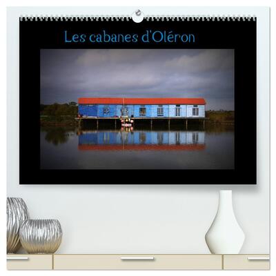 Picture of Les Cabanes d'Oléron  (Calendrier mural 2026 DIN A2 vertical) calendrier de bureau