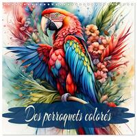 Picture of Des perroquets colorés (Calendrier mural carré 2026 30x30 cm) Calendrier double avec une page pour vos prises de notes