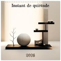 Image de Instant de quiétude (Calendrier mural carré 2026 30x30 cm) Calendrier double avec une page pour vos prises de notes