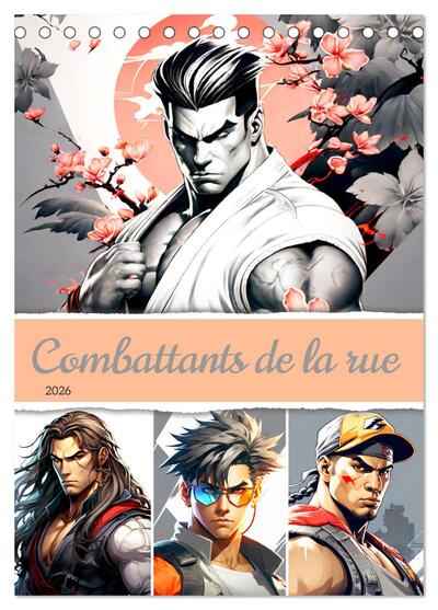 Picture of Combattants de la rue (Calendrier de bureau 2026 DIN A5 horizontal), CALVENDO calendrier mensuel