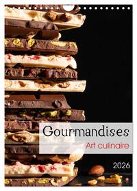 Picture of Gourmandises - Art culinaire (Calendrier mural 2026 DIN A4 horizontal), CALVENDO calendrier mensuel