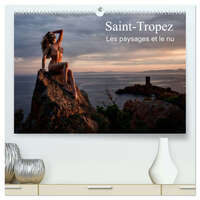 Picture of Saint-Tropez Les paysages et le nu  (Calendrier mural 2026 DIN A2 vertical) calendrier de bureau