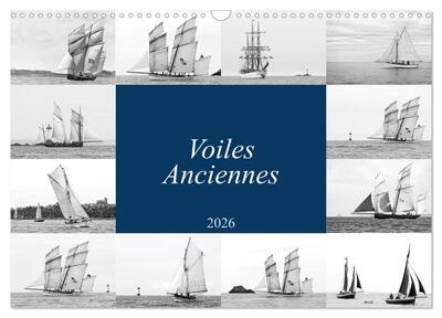 Image de Voiles anciennes (Calendrier mural 2026 DIN A3 vertical), CALVENDO calendrier mensuel
