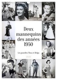 Picture of Deux mannequins des années 1950 - Les jumelles Thea et Helga (Calendrier mural 2026 DIN A3 horizontal), CALVENDO calendrier mensuel