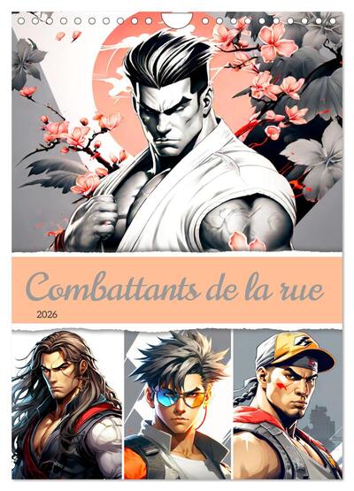 Picture of Combattants de la rue (Calendrier mural 2026 DIN A4 horizontal), CALVENDO calendrier mensuel