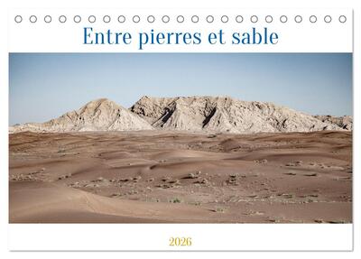 Picture of Entre pierres et sable (Calendrier de bureau 2026 DIN A5 vertical), CALVENDO calendrier mensuel