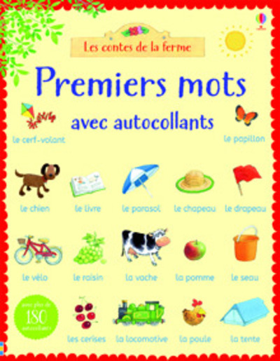 Image de Premiers mots avec autocollants - Les contes de la ferme