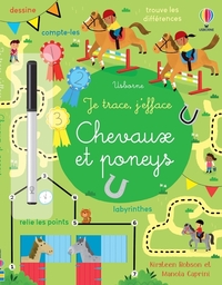 Picture of Chevaux et poneys - Je trace, j'efface