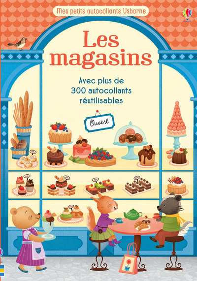 Image de Les magasins - Mes petits autocollants Usborne